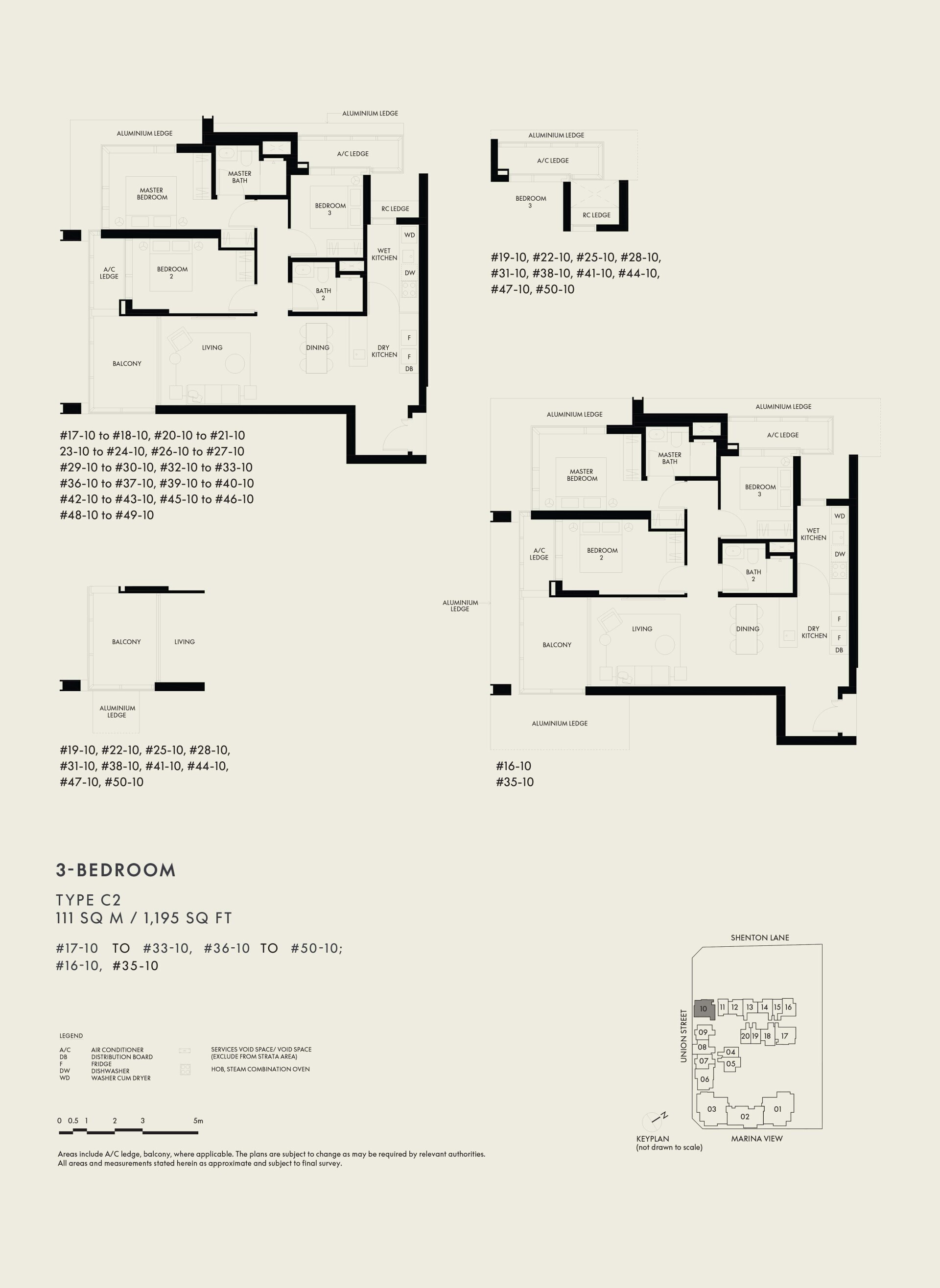 W Residences Marina View floorplan